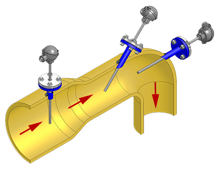 Example of sensor installation